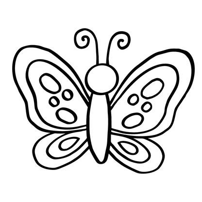 borboletas para colorir para imprimir e colorir - imagem 2